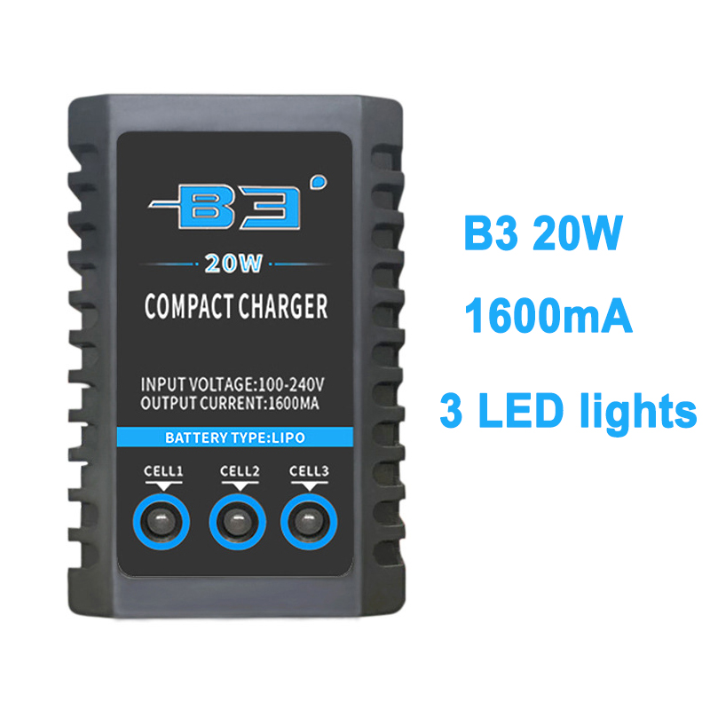 Rc Helicopter Charger - Caricabatteria bilanciato EU/US Plug per 20W