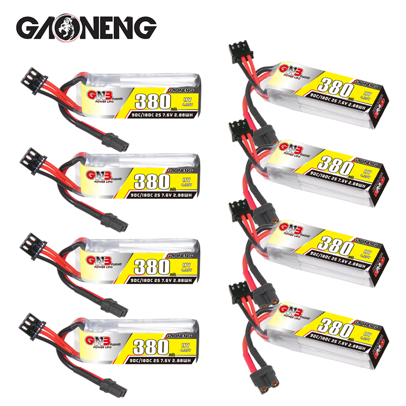 Rc Helicopter Coaxial - Batteria Lipo GNB 2S 7.6V 380mAh