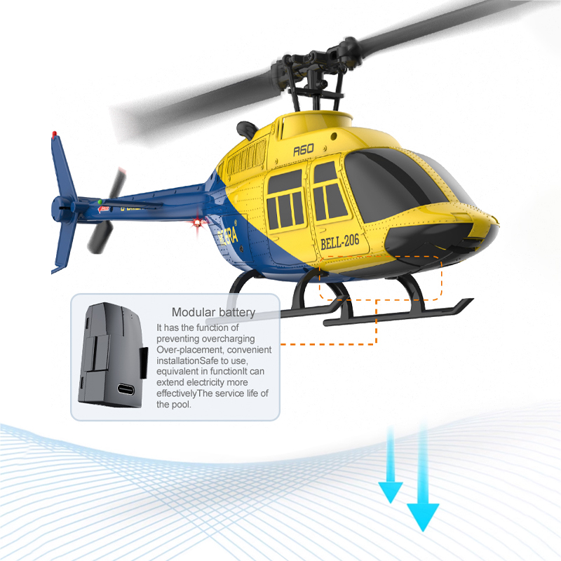 A60 RC Elicottero 2.4G 6-Aixs  - Rc Helicopter Nitro recensione e prezzo