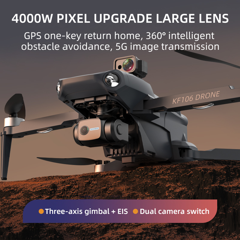 2022 NUOVO KF106 Max Drone 8K  - Rc Helicopter Charger recensione e prezzo