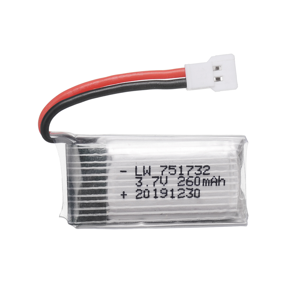 Batteria Lipo 3,7V 260mAH con  - Eachine Drone E010 recensione e prezzo